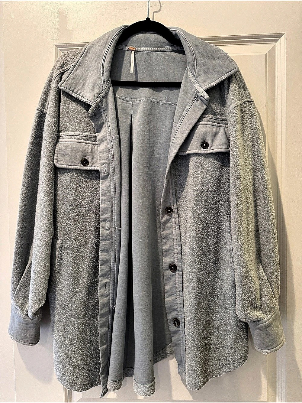 Free People Ruby Jacket Utility Jacket Light Blue Small